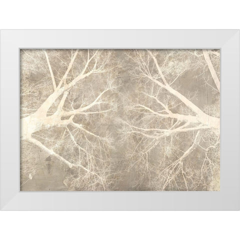 Look Up White Modern Wood Framed Art Print by Aprile, Alessio