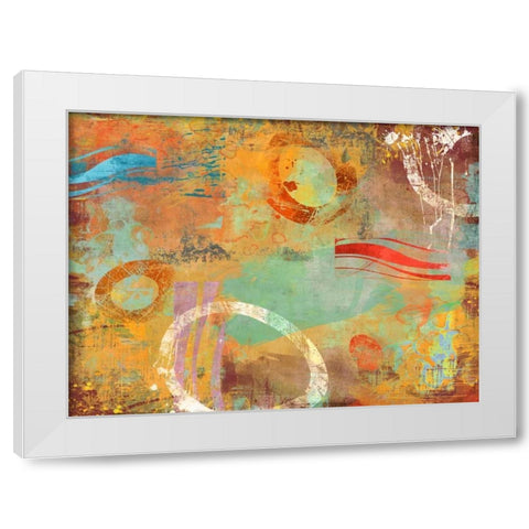 Funny Games White Modern Wood Framed Art Print by King, Amber