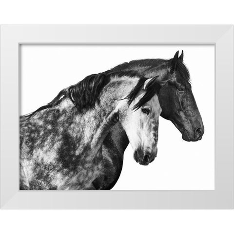 Together White Modern Wood Framed Art Print by Pangea Images