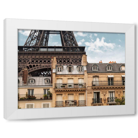 Parisienne architectures White Modern Wood Framed Art Print by Pangea Images