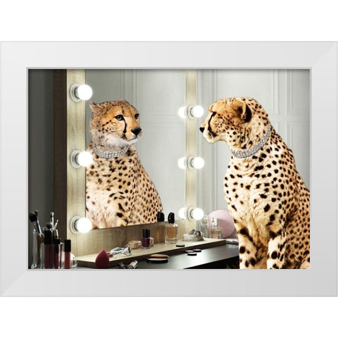 Wild Beauty White Modern Wood Framed Art Print by Lauren, Julian