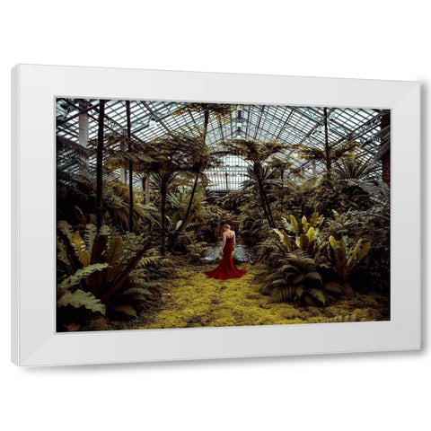 Unconventional Womenscape #2-Jardin dHiver White Modern Wood Framed Art Print by Lauren, Julian