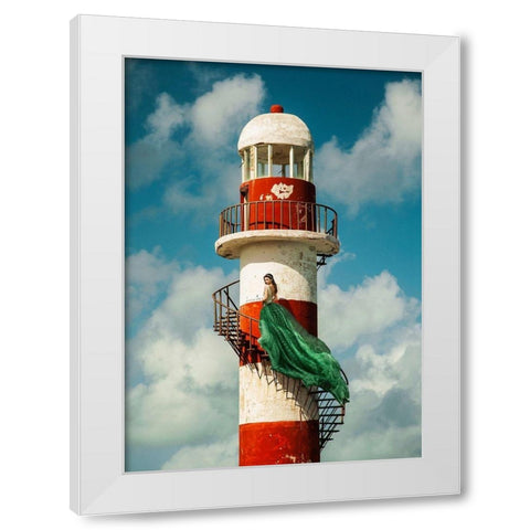 Unconventional Womenscape #4 White Modern Wood Framed Art Print by Lauren, Julian