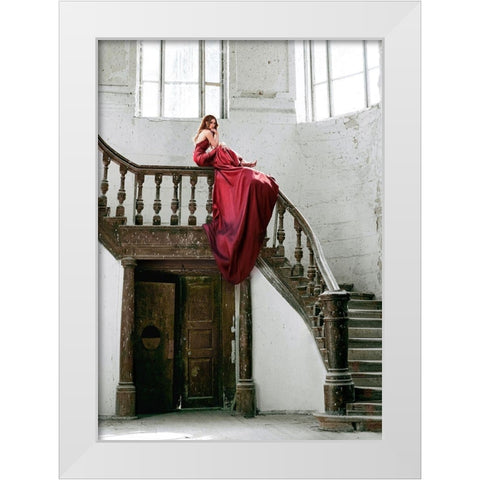 Unconventional Womenscape #6 White Modern Wood Framed Art Print by Lauren, Julian