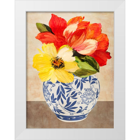 Vaso italiano I White Modern Wood Framed Art Print by Borgese, Anna