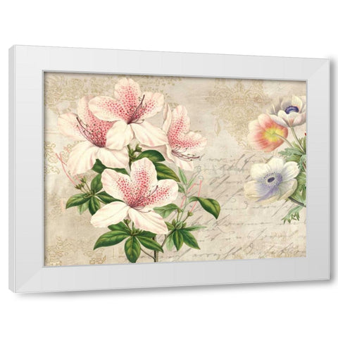 Botanique Moderne II White Modern Wood Framed Art Print by Dellal, Remy