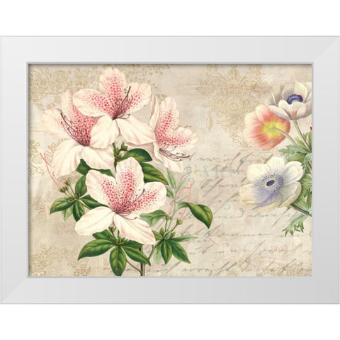 Botanique Moderne II White Modern Wood Framed Art Print by Dellal, Remy