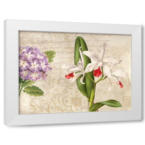 Botanique Moderne III White Modern Wood Framed Art Print by Dellal, Remy