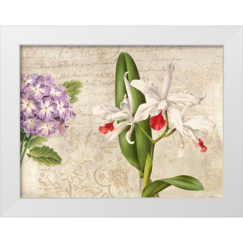 Botanique Moderne III White Modern Wood Framed Art Print by Dellal, Remy