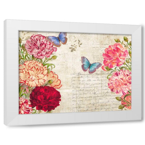 Botanique Moderne IV White Modern Wood Framed Art Print by Dellal, Remy