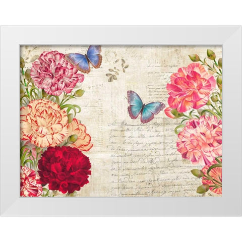 Botanique Moderne IV White Modern Wood Framed Art Print by Dellal, Remy