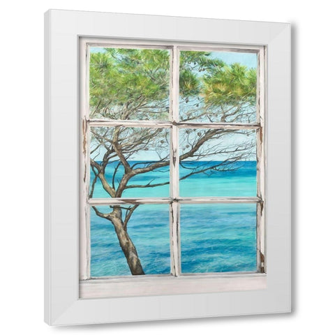 Mediterranee I White Modern Wood Framed Art Print by Remy, Dellal