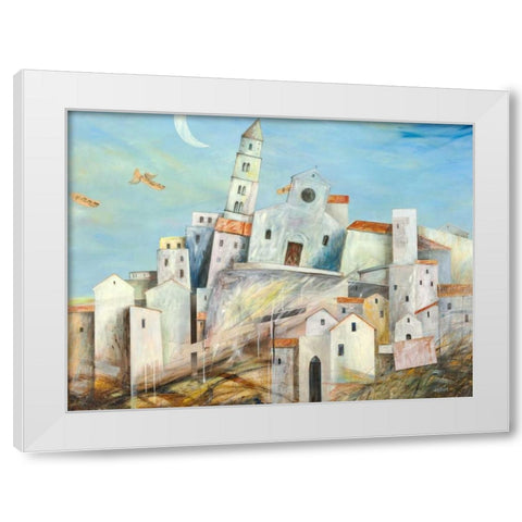 Lasciami sognare White Modern Wood Framed Art Print by Larotonda, Donato