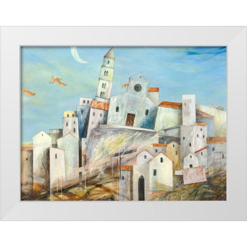 Lasciami sognare White Modern Wood Framed Art Print by Larotonda, Donato
