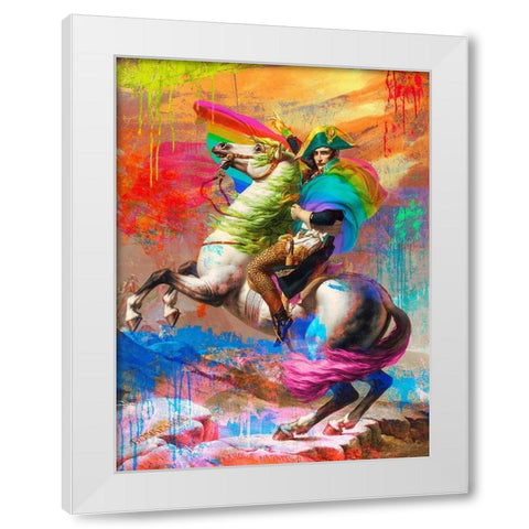 Napoleon 2.0 White Modern Wood Framed Art Print by Chestier, Eric