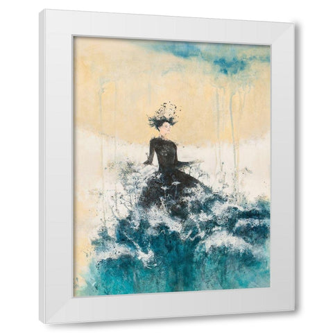 Waves of Magic White Modern Wood Framed Art Print by Pagnoni, Erica