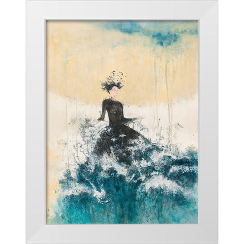 Waves of Magic White Modern Wood Framed Art Print by Pagnoni, Erica