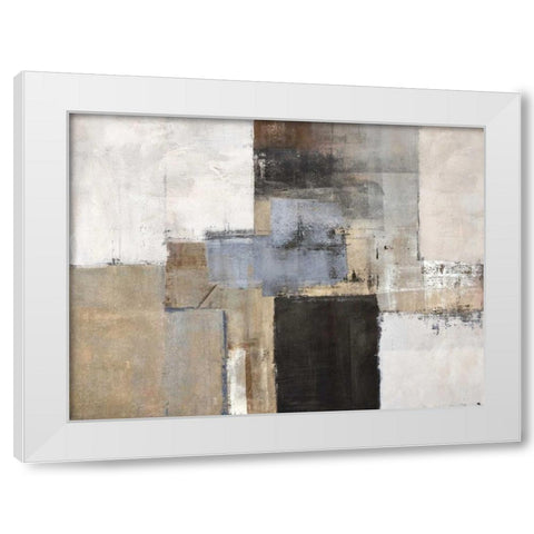 Mood White Modern Wood Framed Art Print by Falcone, Ruggero