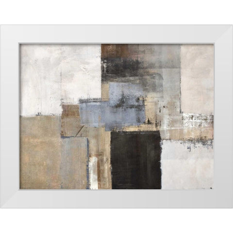 Mood White Modern Wood Framed Art Print by Falcone, Ruggero