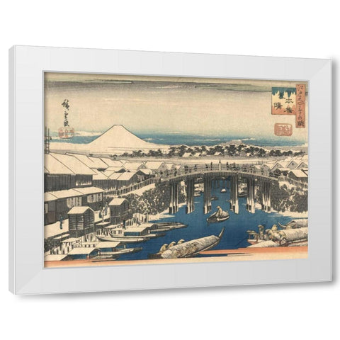 After Snow White Modern Wood Framed Art Print by Hiroshige, Ando