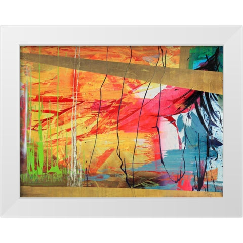 Antigua White Modern Wood Framed Art Print by Corrado, Italo