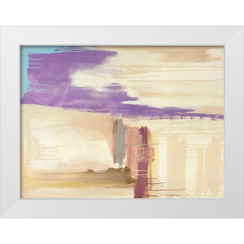 Estrellas White Modern Wood Framed Art Print by Corrado, Italo