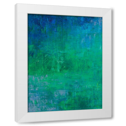 Oceani profondi White Modern Wood Framed Art Print by Corrado, Italo