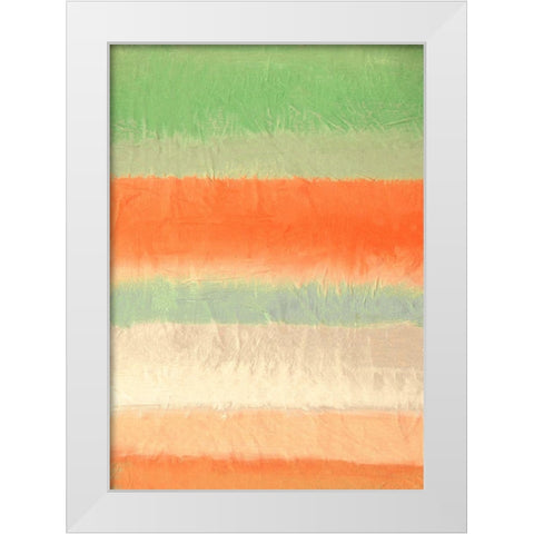Haiku VII White Modern Wood Framed Art Print by Corrado, Italo