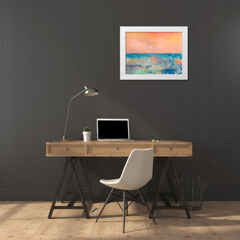 Mattino infinito White Modern Wood Framed Art Print by Corrado, Italo