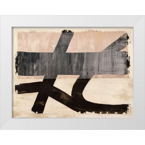The Dynamics of Joy White Modern Wood Framed Art Print by Ikeda, Haru