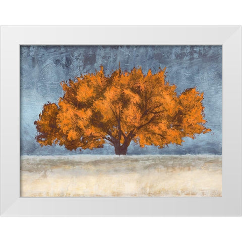 Golden Oak White Modern Wood Framed Art Print by Eelder, Jan