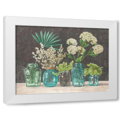 Spring Arrangement II White Modern Wood Framed Art Print by Thomlinson, Jenny