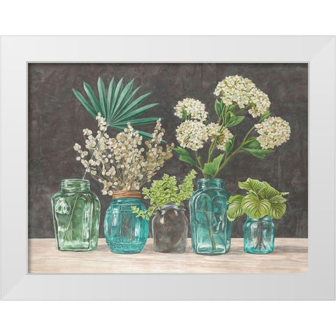 Spring Arrangement II White Modern Wood Framed Art Print by Thomlinson, Jenny