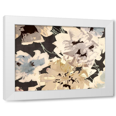 Earth Flowers II (detail) White Modern Wood Framed Art Print by Parr, Kelly
