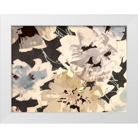 Earth Flowers II (detail) White Modern Wood Framed Art Print by Parr, Kelly