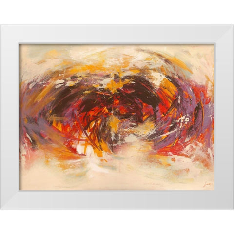 Giorno di festa White Modern Wood Framed Art Print by Lucas