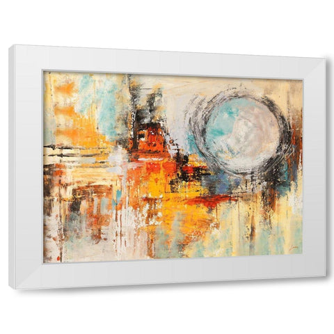 Riflessi del mattino White Modern Wood Framed Art Print by Lucas