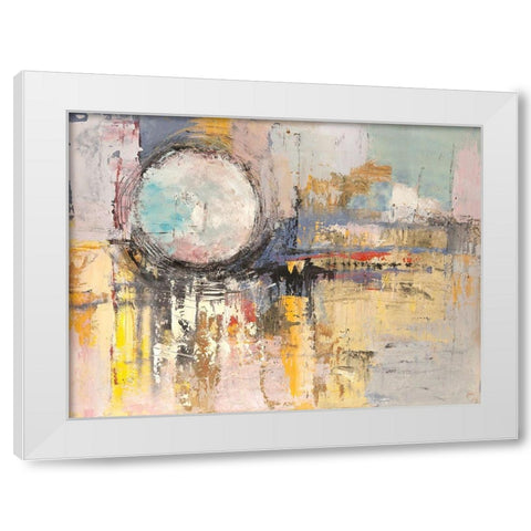 Tramonto di luna White Modern Wood Framed Art Print by Lucas