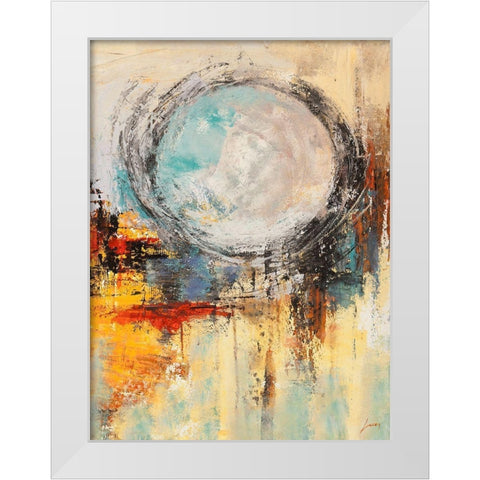 Riflessi del mattino II (detail) White Modern Wood Framed Art Print by Lucas