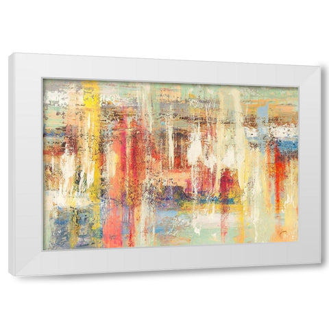 Colori riflessi White Modern Wood Framed Art Print by Lucas