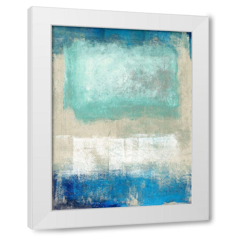 Magic Sea White Modern Wood Framed Art Print by Ludwig, Maun