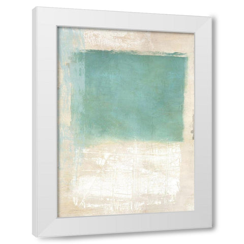 Libra I White Modern Wood Framed Art Print by Maun, Ludwig