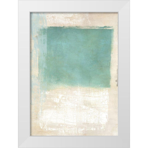 Libra I White Modern Wood Framed Art Print by Maun, Ludwig