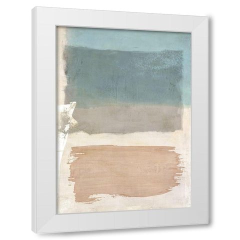 Libra II White Modern Wood Framed Art Print by Maun, Ludwig