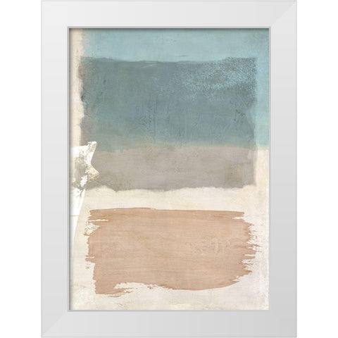 Libra II White Modern Wood Framed Art Print by Maun, Ludwig