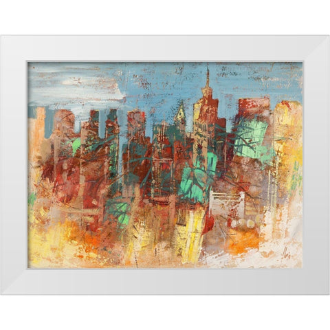 Citta nascosta White Modern Wood Framed Art Print by Florio, Luigi