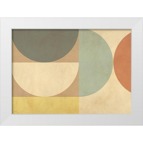 Albedo White Modern Wood Framed Art Print by Nava, Sandro