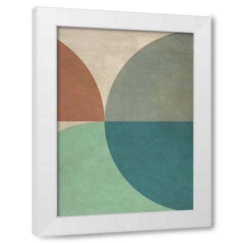 Sealand White Modern Wood Framed Art Print by Nava, Sandro