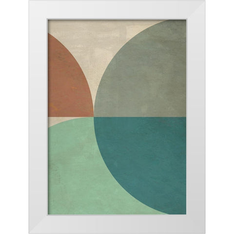 Sealand White Modern Wood Framed Art Print by Nava, Sandro