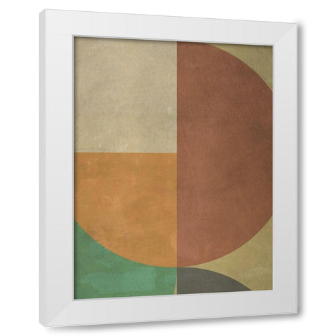 Attitude White Modern Wood Framed Art Print by Nava, Sandro